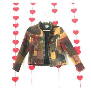 BETS by Canvasbacks Patchy Vintage Crop Jacket